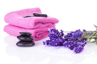 Spa aksesuarları ve lavanta