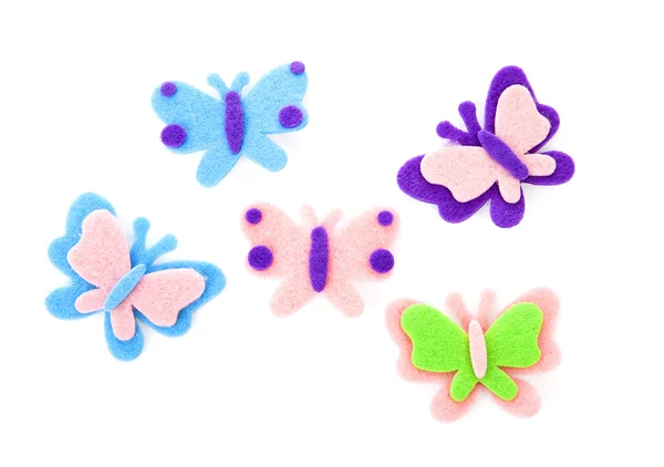 Schmetterling aus Filz — Stockfoto