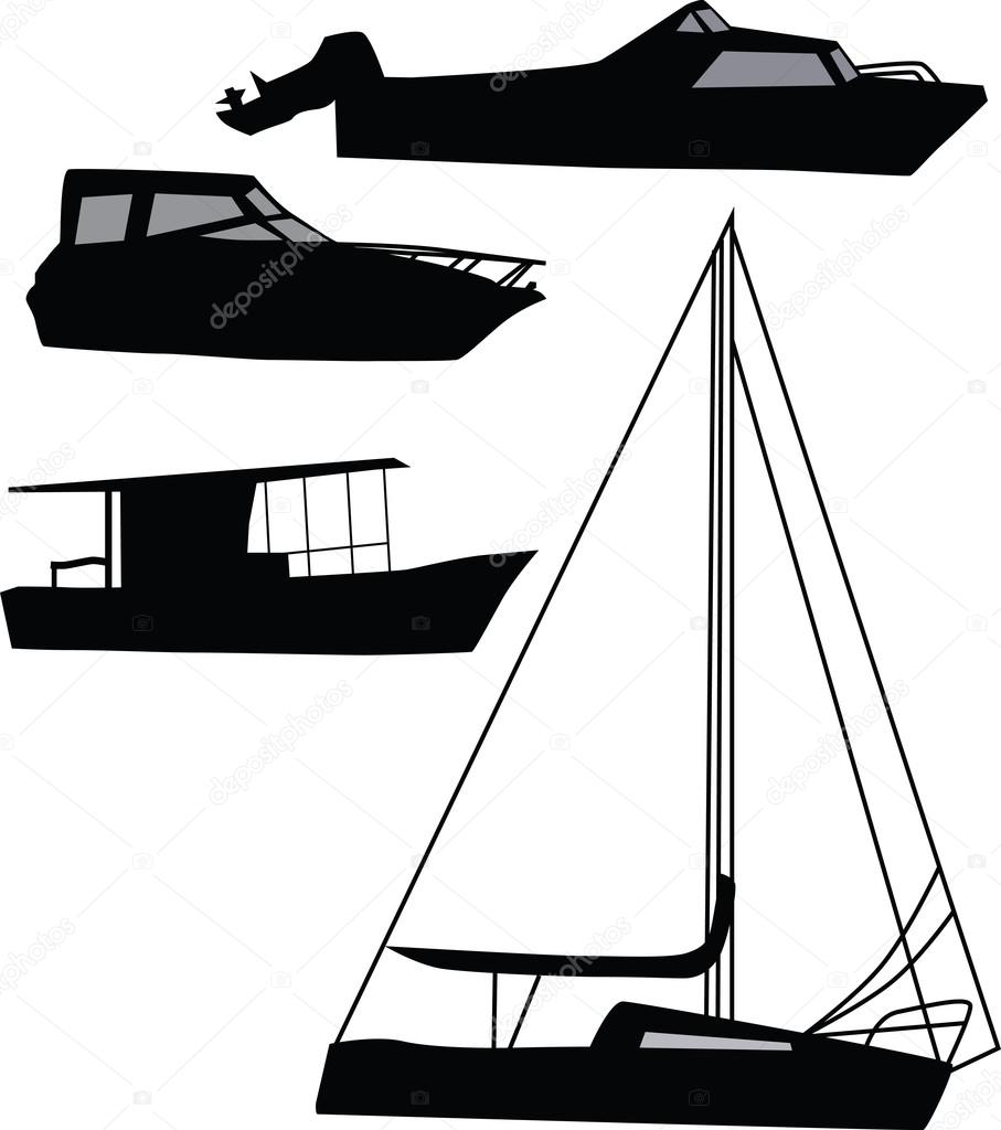 ship silhouette vector