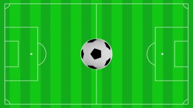 topu ve futbol arazi