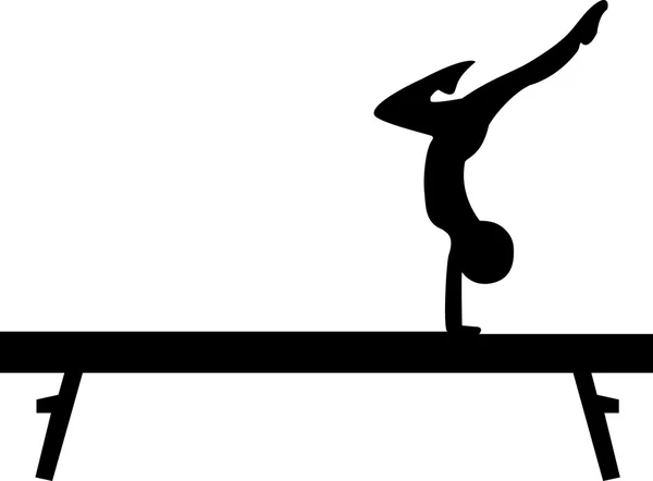 Gymnastics beam — Stock Vector