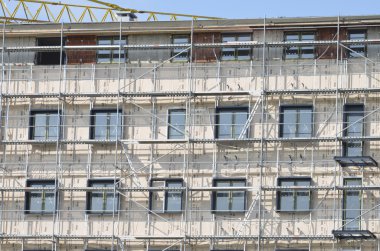 Bina yapım aşamasında