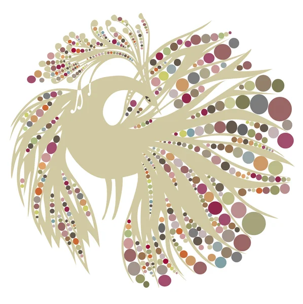 Beyaz üzerine kuş silueti