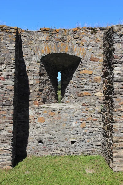 Château Baldenau Est Les Ruines Château Morbach — Photo