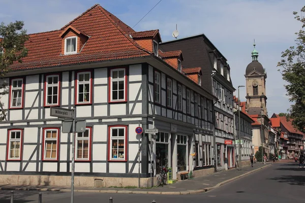 Goettingen Allemagne Août 2017 Magnifiques Maisons Ville Dans Vieille Ville — Photo