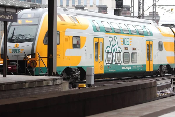 Berlin Deutschland April 2018 Die Ostdeutsche Eisenbahn Gmbh Odeg Ist — Stockfoto