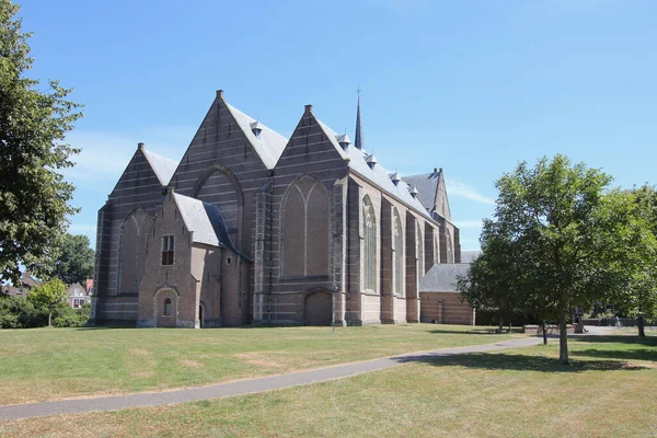 Large Nicholas Church Late Gothic Evangelical Unified Parish Church Brouwershaven — Stock Photo, Image