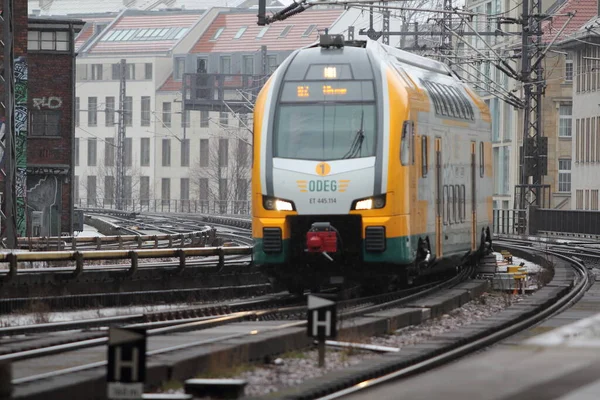 Berlin Niemcy Kwiecień 2018 Ostdeutsche Eisenbahn Gmbh Odeg Jest Spółką — Zdjęcie stockowe