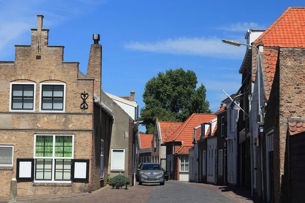 Brouwershaven Een Kleine Stad Aan Grevelingen Nederlandse Provincie Zeeland Rechtenvrije Stockfoto's