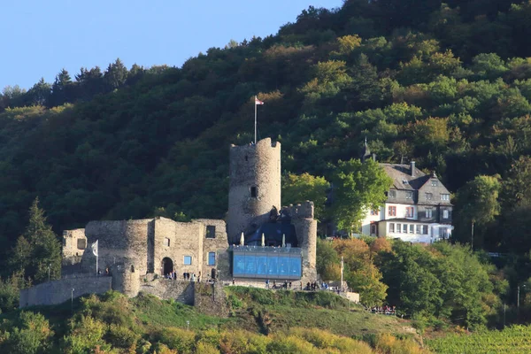 Landshut Castle 카스텔 비틀리히 지역의 에스에 꼭대기성의 폐허이다 — 스톡 사진