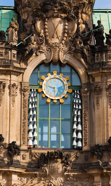 O edifício da galeria de Dresden na estrutura do Zwinger Imagem De Stock