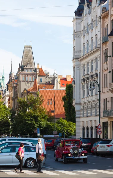 Prague,Czech Republic,,city streets. — Stock Photo, Image