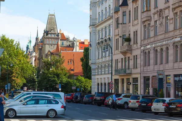 Praga, Repubblica Ceca,, strade della città . — Foto Stock