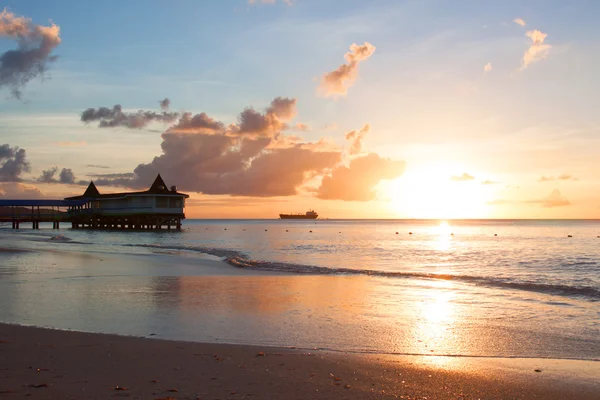 Městě Dickenson bay, antigua — Stock fotografie