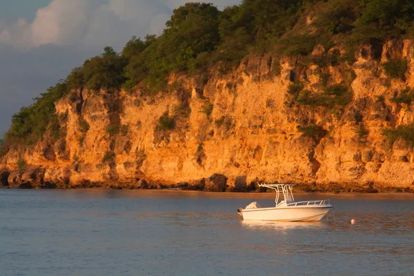 Městě Dickenson bay, antigua — Stock fotografie