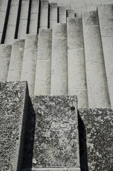 Escaleras de piedra vista interesante Fotos De Stock