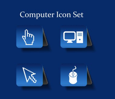 elektronik bilgisayar Icon set