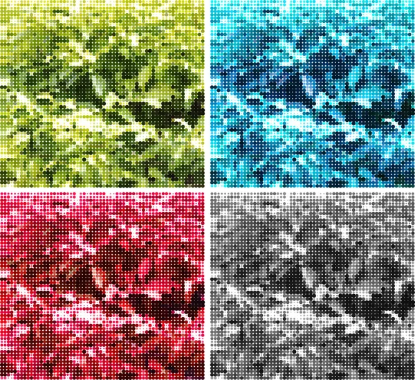 Abstracte halftone cirkel achtergrond — Stockvector