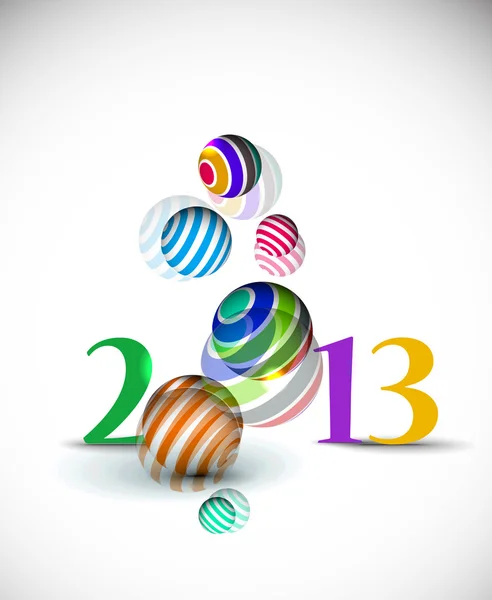 Año Nuevo 2013 — Vector de stock