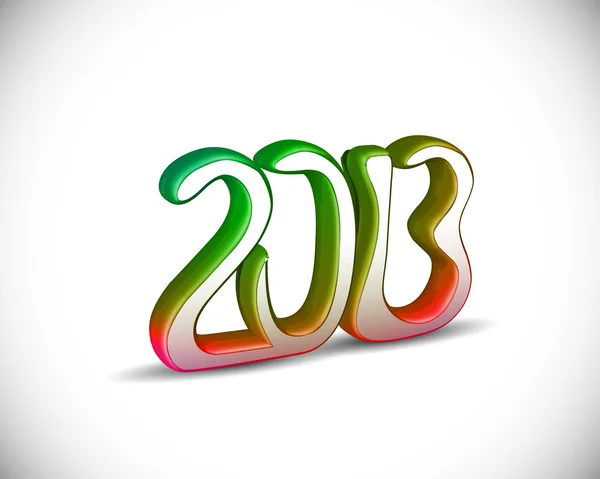 Año Nuevo 2013 — Vector de stock