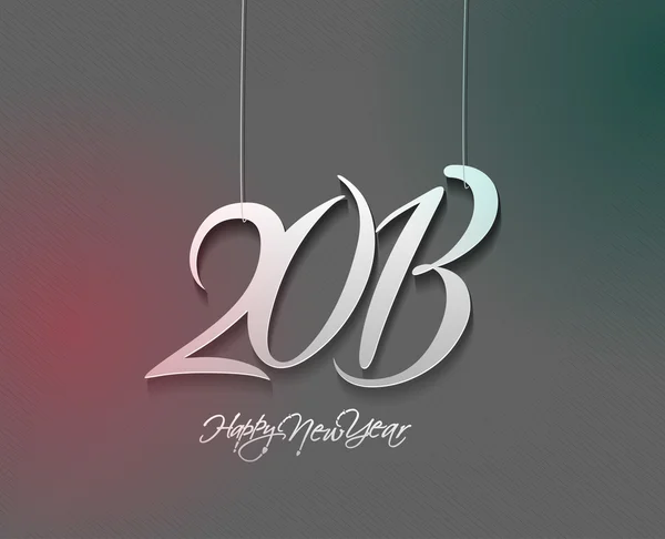 Año Nuevo 2013 — Vector de stock