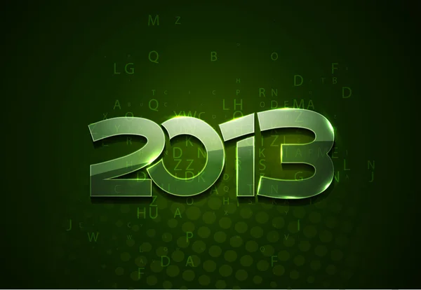 Neues Jahr 2013 — Stockvektor