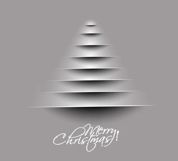 Diseño alegre del árbol de Navidad — Vector de stock