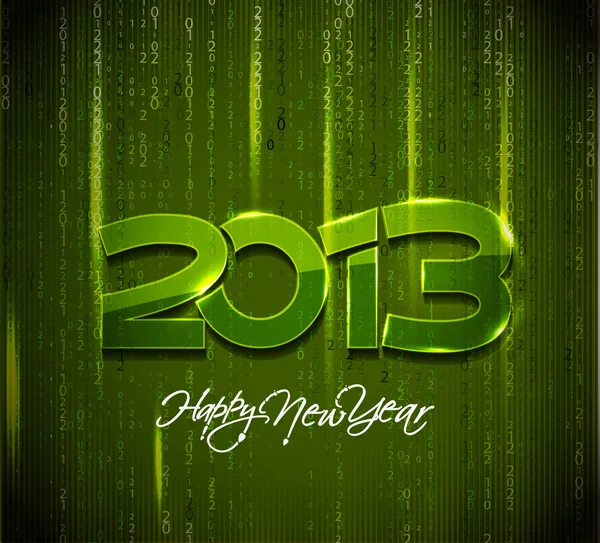 Año Nuevo 2013 — Vector de stock