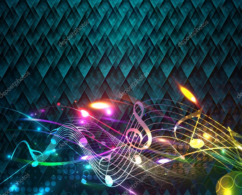 Music background — Stock Vector © redshinestudio 15889369