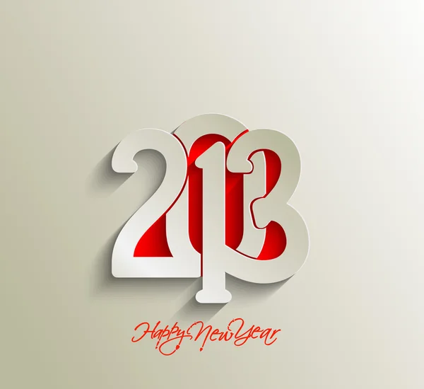 Año Nuevo 2013 — Vector de stock