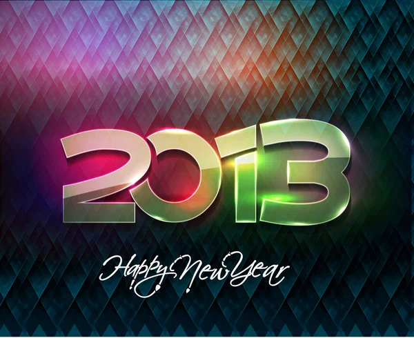 Szczęśliwego nowego roku 2013 — Wektor stockowy