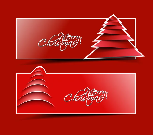 Christmas website header — Stock Vector