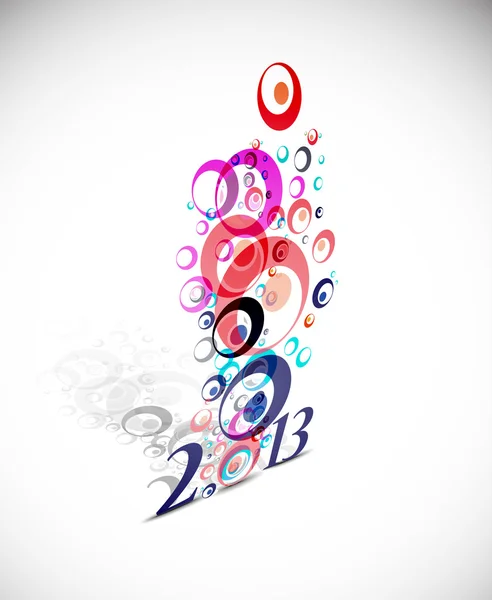 Felice anno nuovo 2013 — Vettoriale Stock