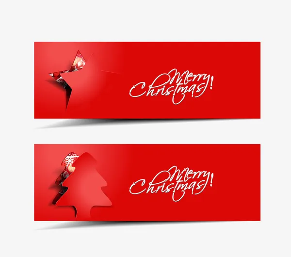 Christmas website header — Stock Vector