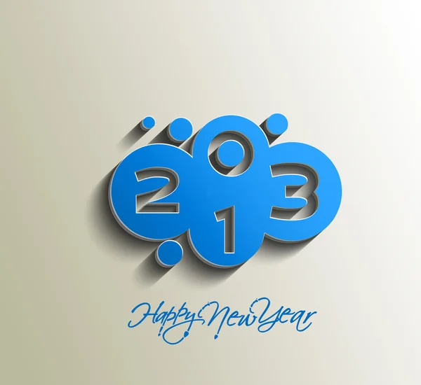 Feliz Año Nuevo 2013 — Vector de stock