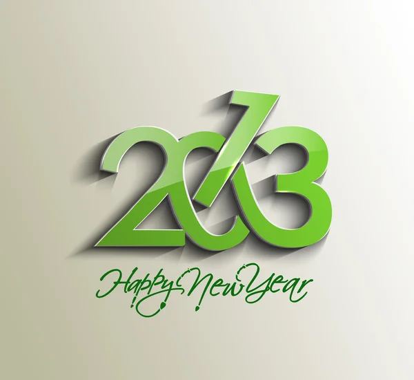Anul Nou fericit 2013 — Vector de stoc