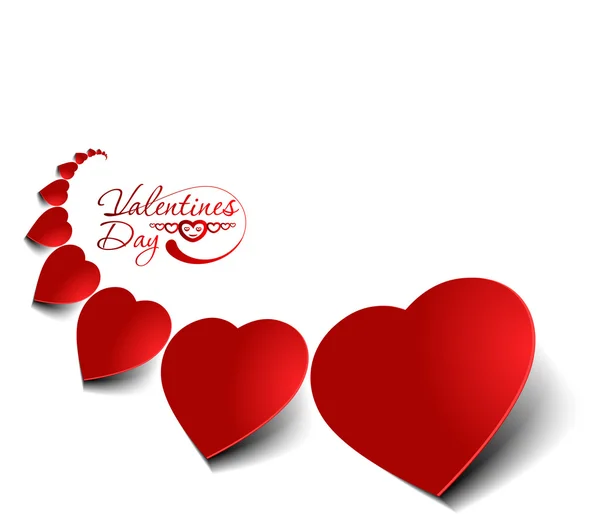 Valentins dag achtergrond — Stockvector