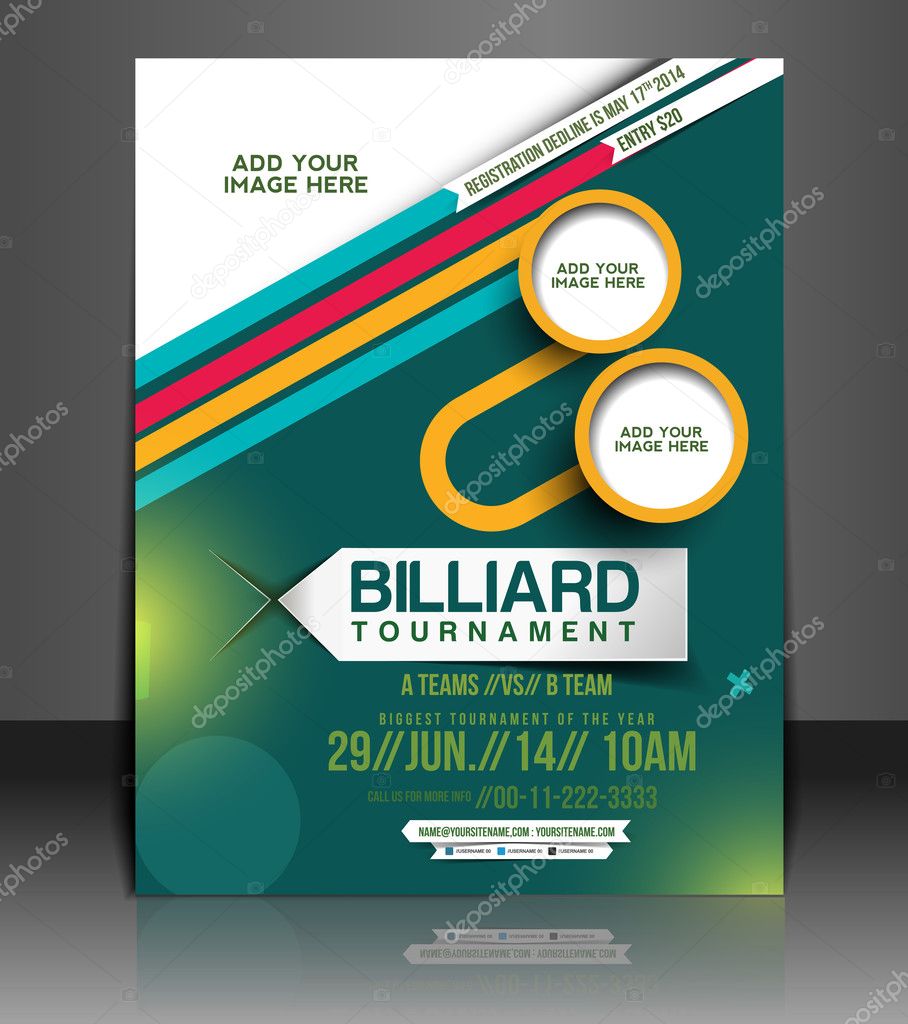 Vector business brochure, flyer, magazine cover & poster template