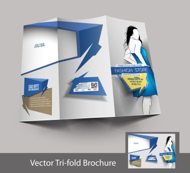 Vektör moda mağaza afiş ve Poster kapak