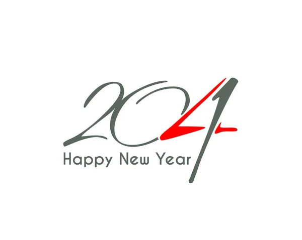 Mutlu yıllar 2014 — Stok Vektör
