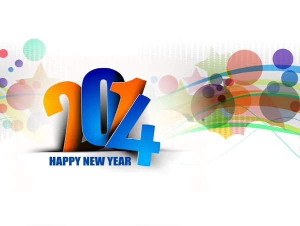 Happy New Year 2014 — Stock Vector