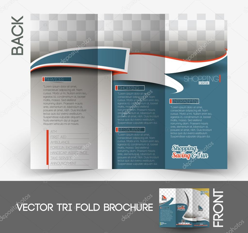 Download Centro comercial tienda trÃptico — Archivo Imágenes Vectoriales © redshinestudio #42594741