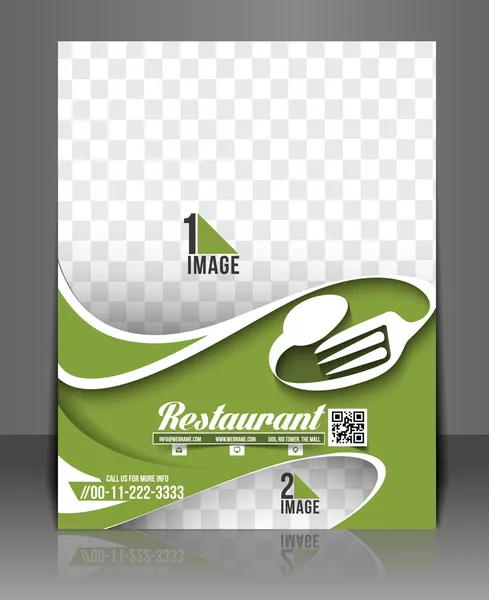 Karta menu restauracji & hotel — Wektor stockowy