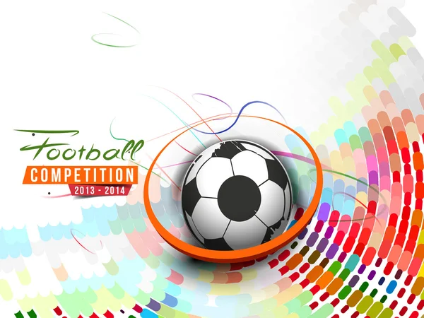Cartel del evento de fútbol — Vector de stock