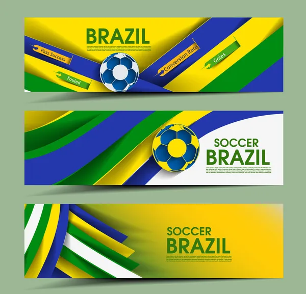 Banner de evento de fútbol — Archivo Imágenes Vectoriales