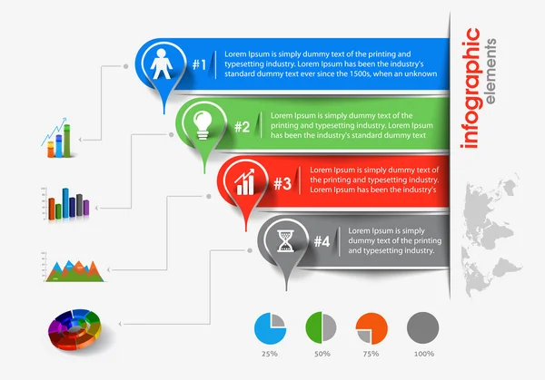 Infographie d'entreprise — Image vectorielle