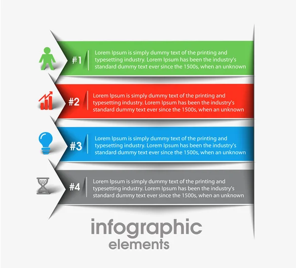 Infográfico de negócios — Vetor de Stock