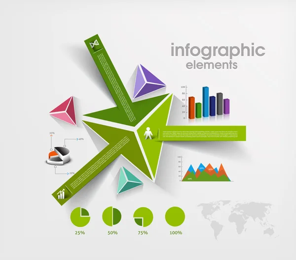 Business Infographic — Stock Vector