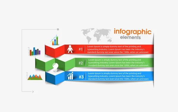 Infografis Bisnis - Stok Vektor