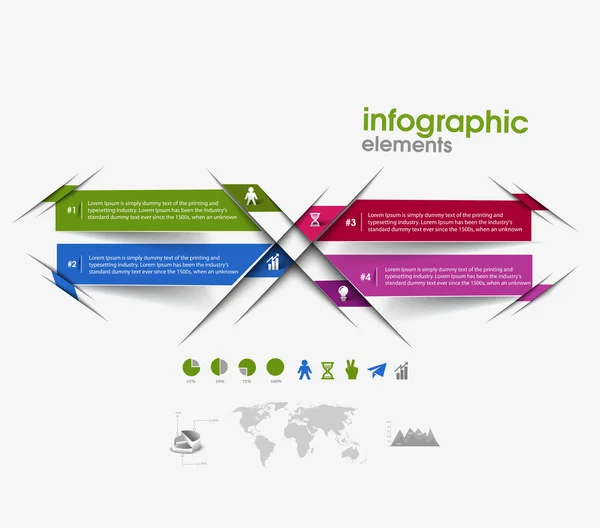 Infographie d'entreprise — Image vectorielle
